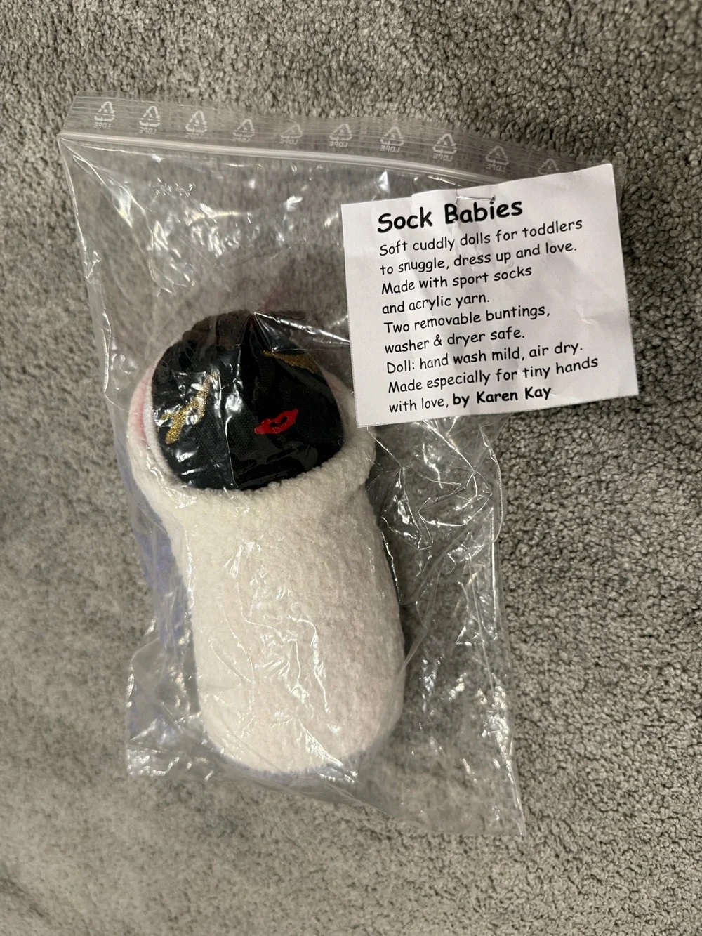 Sock Babies Plush Doll